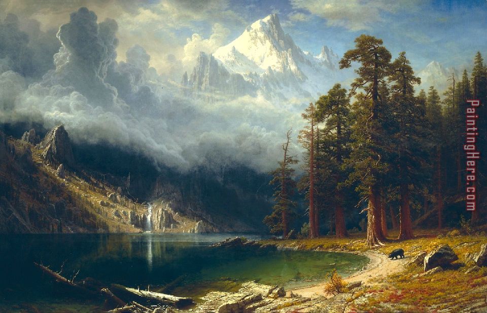 Mount Corcoran painting - Albert Bierstadt Mount Corcoran art painting